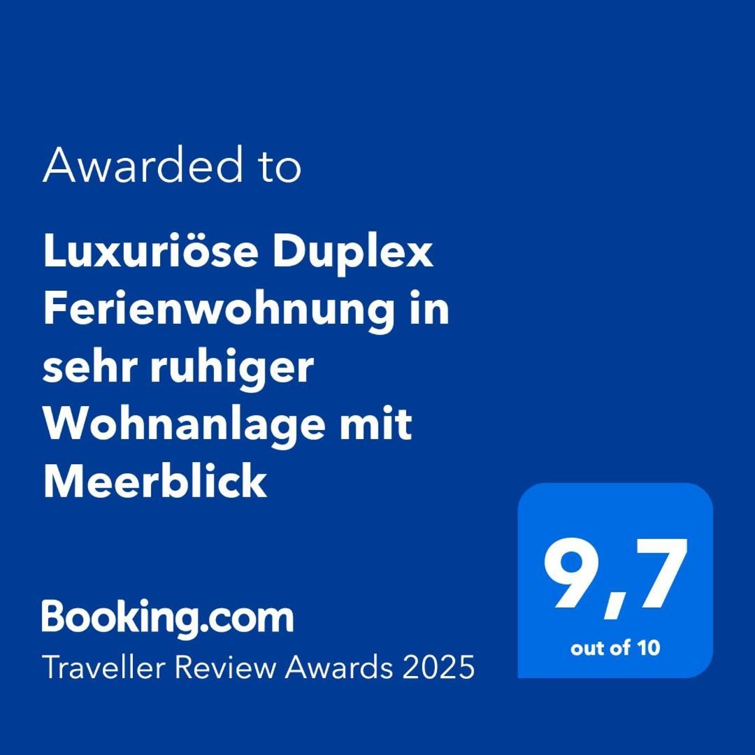 Luxurioese Duplex Ferienwohnung In Sehr Ruhiger Wohnanlage Mit Meerblick Palm-mar Buitenkant foto