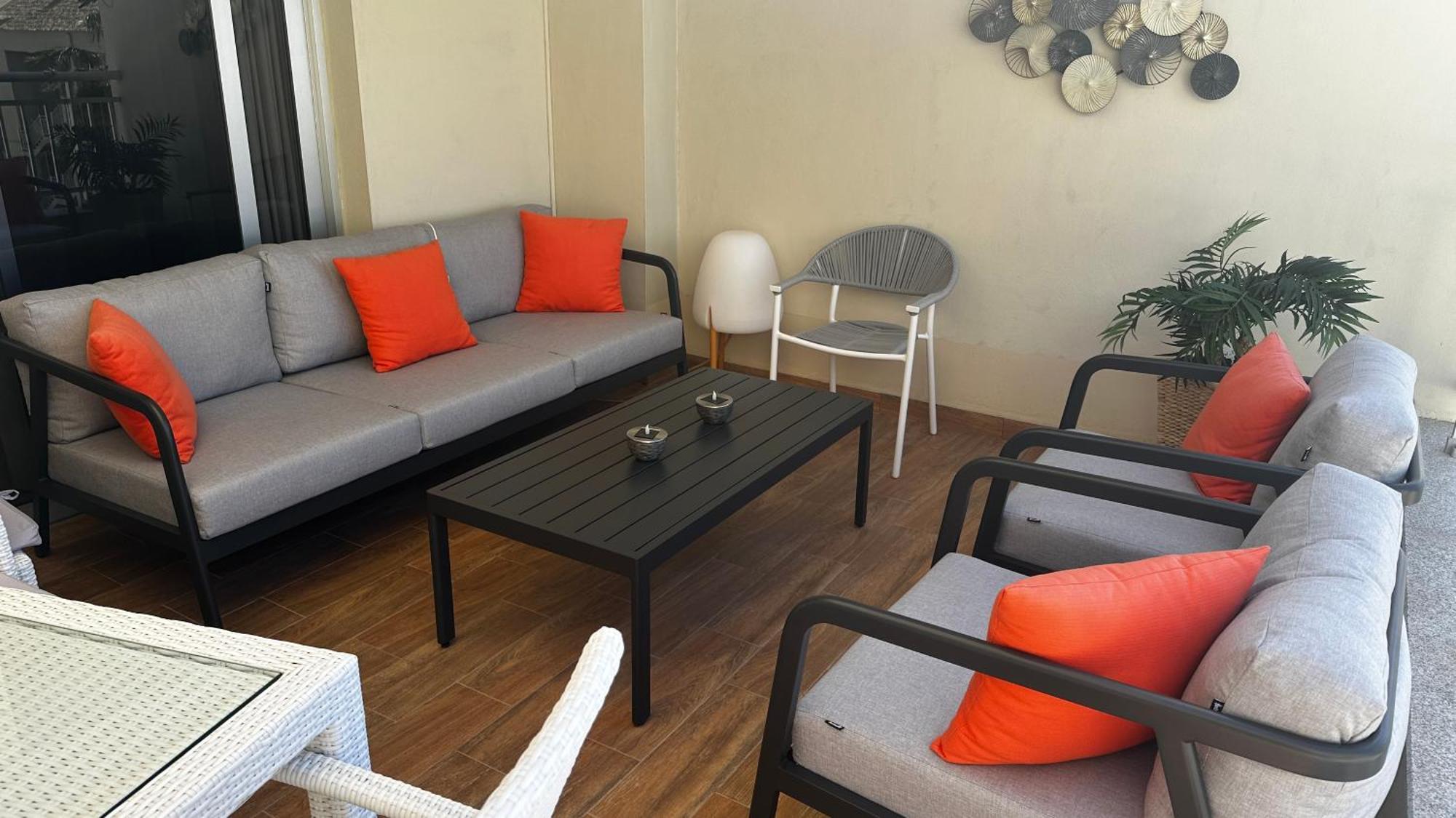 Luxurioese Duplex Ferienwohnung In Sehr Ruhiger Wohnanlage Mit Meerblick Palm-mar Buitenkant foto