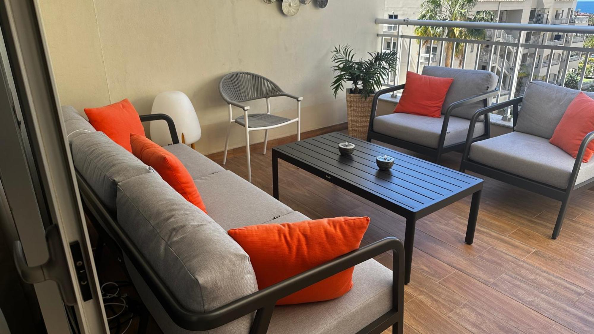 Luxurioese Duplex Ferienwohnung In Sehr Ruhiger Wohnanlage Mit Meerblick Palm-mar Buitenkant foto
