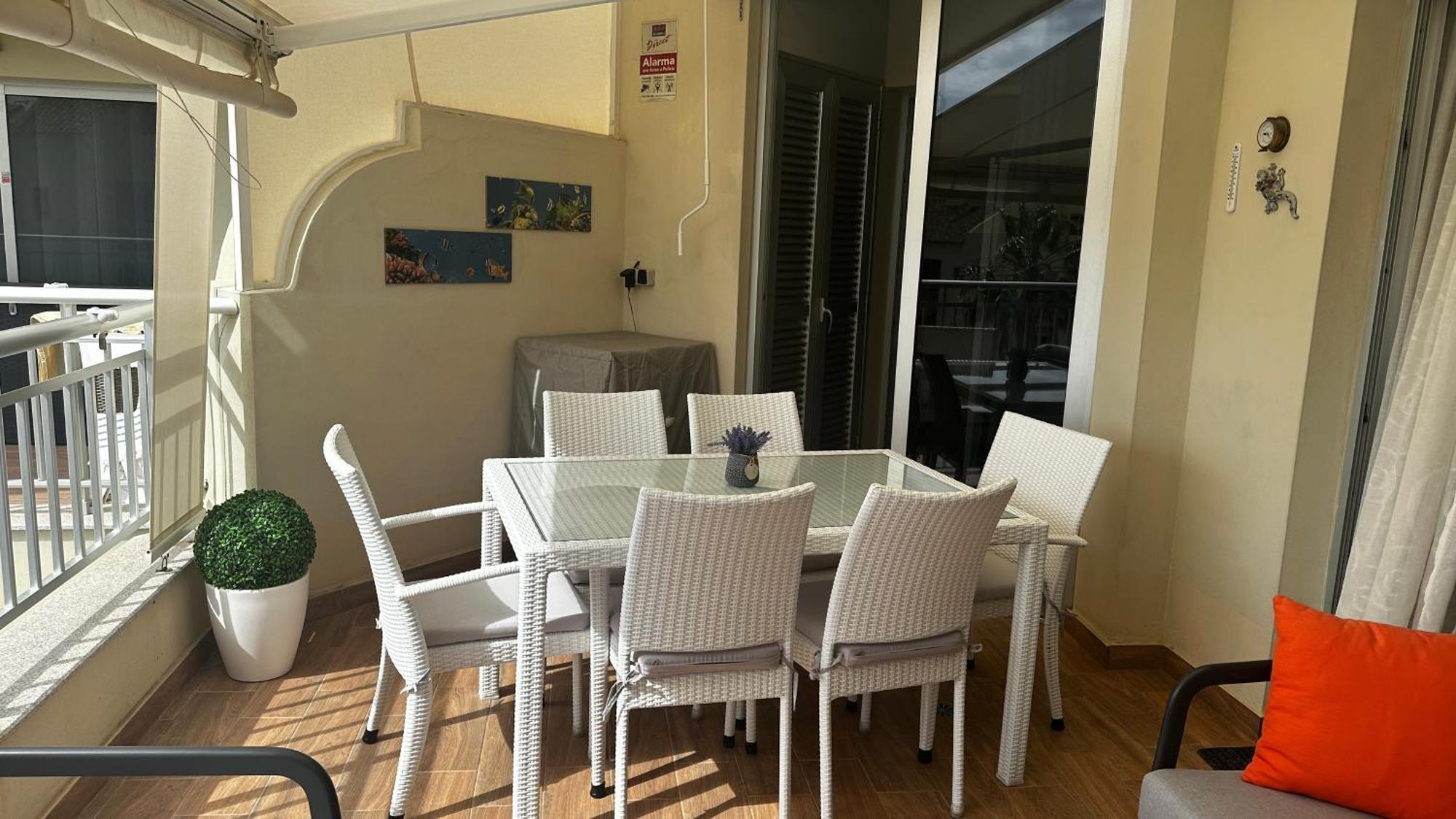 Luxurioese Duplex Ferienwohnung In Sehr Ruhiger Wohnanlage Mit Meerblick Palm-mar Buitenkant foto