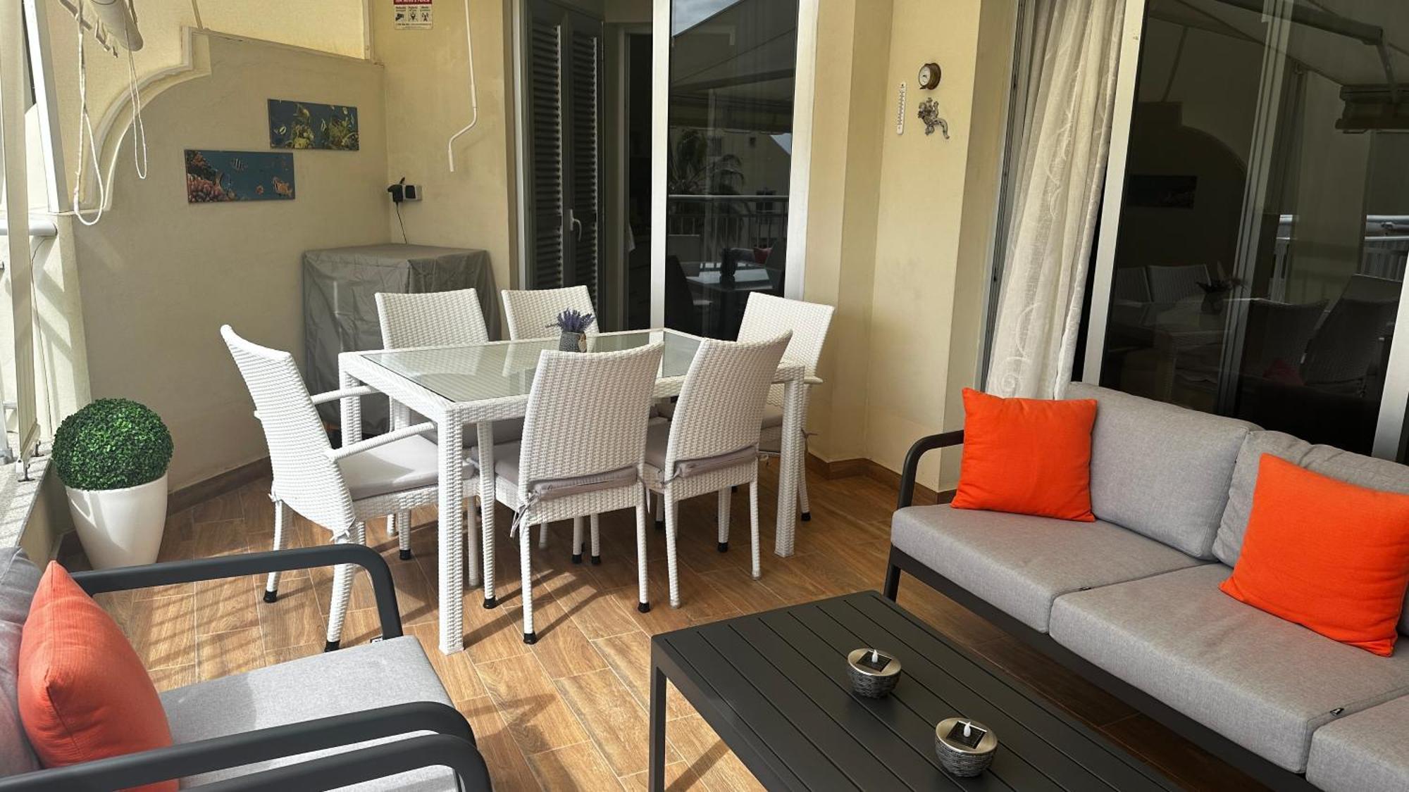 Luxurioese Duplex Ferienwohnung In Sehr Ruhiger Wohnanlage Mit Meerblick Palm-mar Buitenkant foto